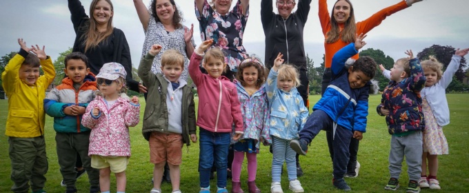 Dean Park Bournemouth Staff and children celebrate Good Ofsted report 
